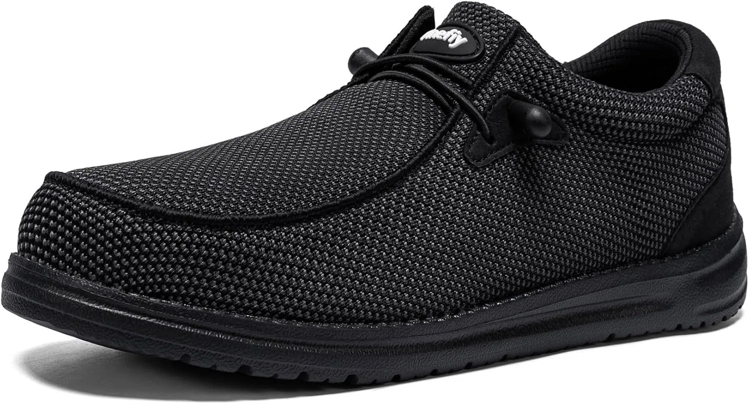 Tinefiy Steel Toe Shoes for Women Lightweight Safety Shoes Air Cushion Comfortable Slip Resistant Indestructible Womens Puncture Proof Work Shoe