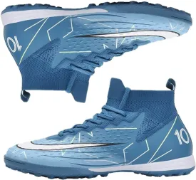 Turf Soccer Shoes Men Women Indoor Soccer Cleats Youth Football Boots Adult High Top Training Zapatos de Ftbol TF FG