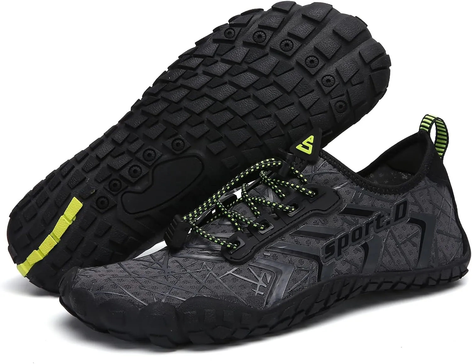 UBFEN Water Shoes Aqua Swim Shoes Mens Womens Beach Sports Quick Dry Barefoot for Boating Fishing Diving Surfing