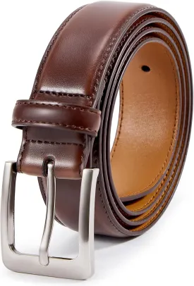 VATAN Men's Genuine Leather Dress Belts, Handmade Classic Every Day Leather Jeans Belt for Men Work Business Casual