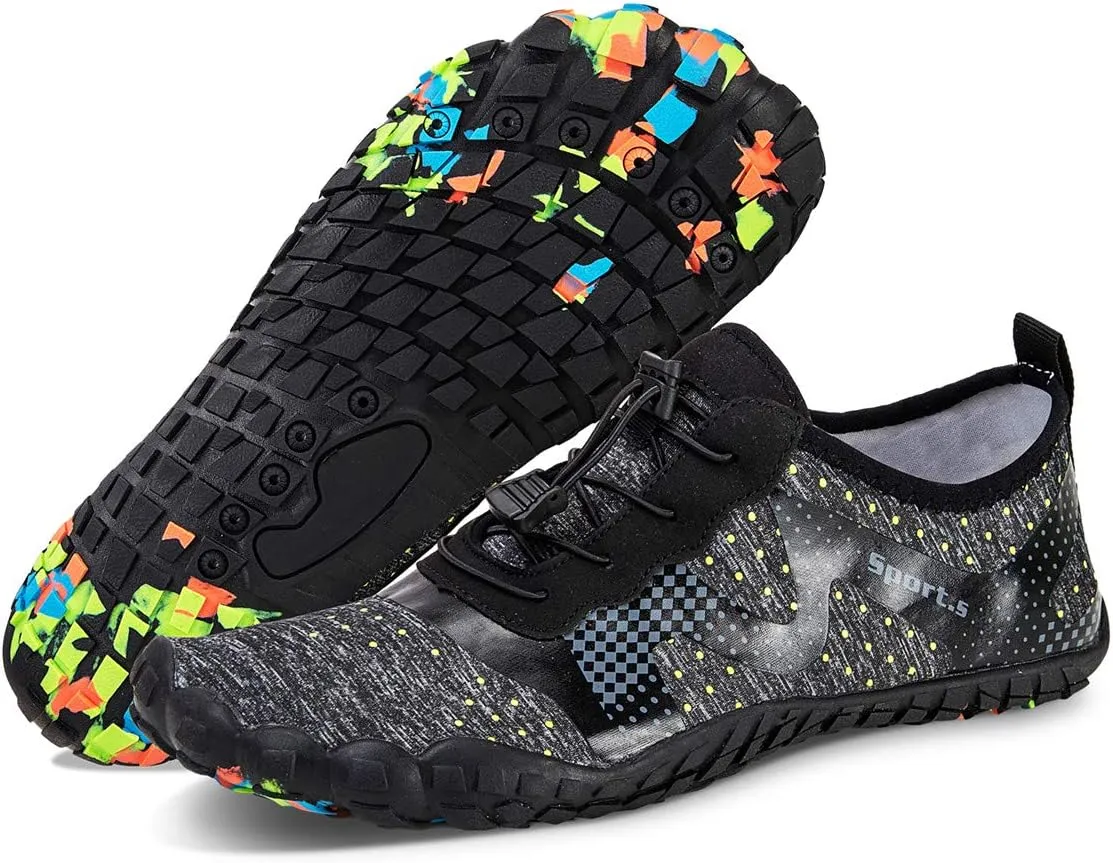 Water Shoes for Men Barefoot Quick-Dry Aqua Sock Outdoor Athletic Sport Shoes for Kayaking, Boating, Hiking, Surfing, Walking