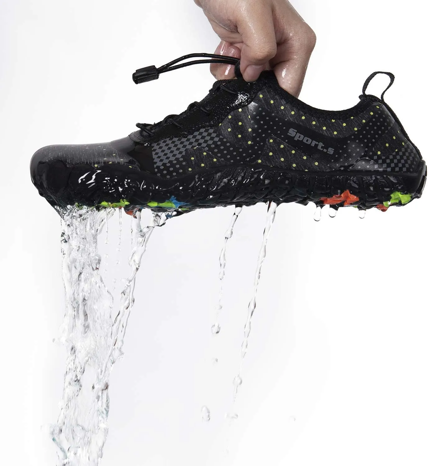 Water Shoes for Men Barefoot Quick-Dry Aqua Sock Outdoor Athletic Sport Shoes for Kayaking, Boating, Hiking, Surfing, Walking