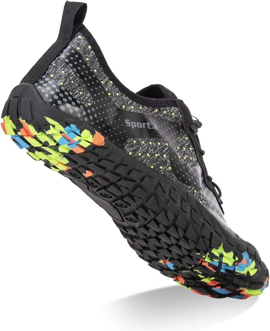 Water Shoes for Men Barefoot Quick-Dry Aqua Sock Outdoor Athletic Sport Shoes for Kayaking, Boating, Hiking, Surfing, Walking
