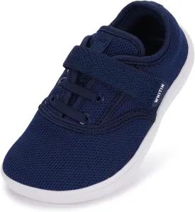 WHITIN Toddler/Little Kids Wide Toe Box Barefoot Shoes   Minimalist Sneakers for Boys Girls   Zero Drop Sole