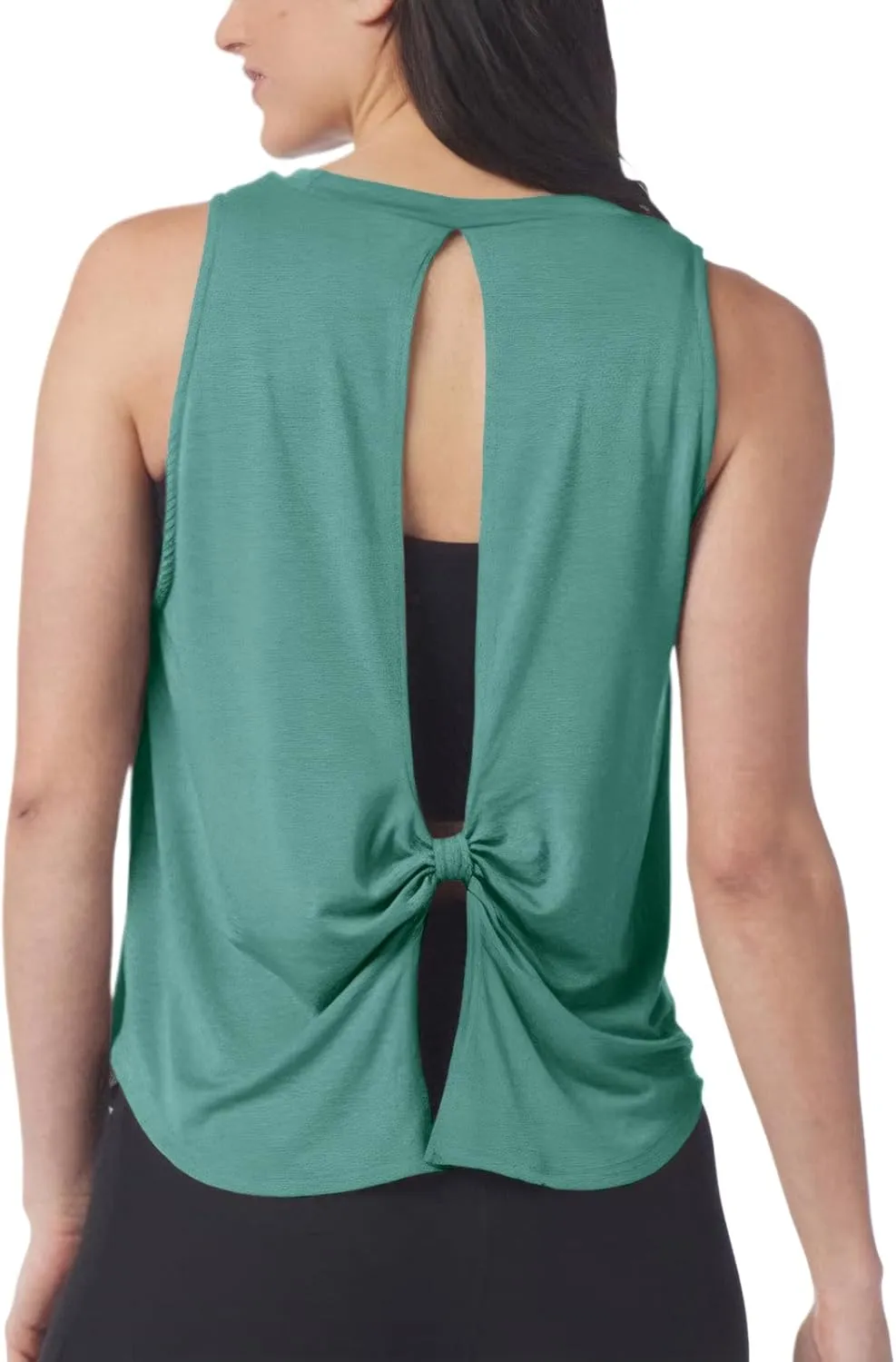 WMZCYXY Workout Yoga Tops Open Back Shirts Gym Workout Clothes Tie Back Tank Tops with Adjustable Fit