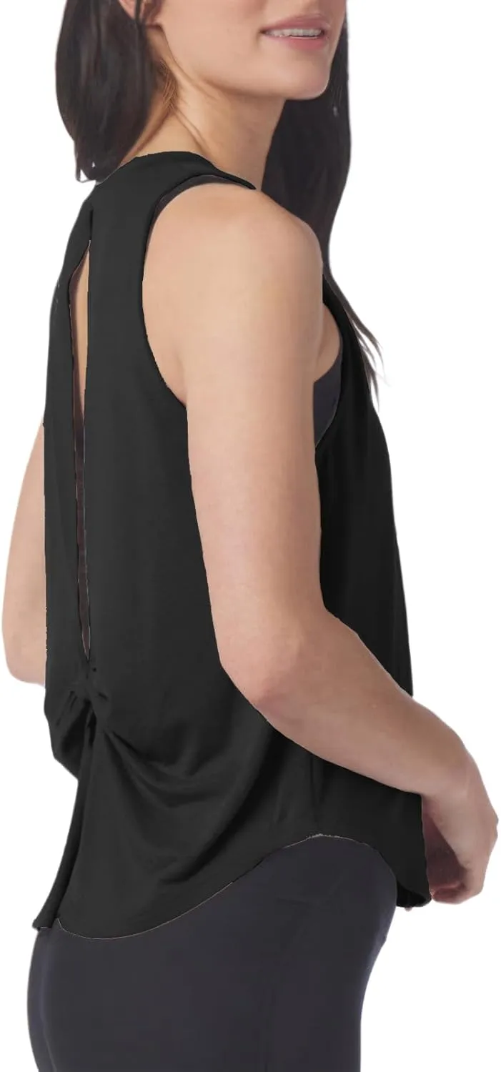 WMZCYXY Workout Yoga Tops Open Back Shirts Gym Workout Clothes Tie Back Tank Tops with Adjustable Fit