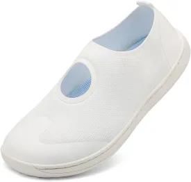 Women's Barefoot Shoes Wide Toe Box Walking Running Shoes Zero Drop Sole Minimalist Wide-Fit Shoes Breathable Lightweight Fashion Tennis Sneakers for Gym Sport