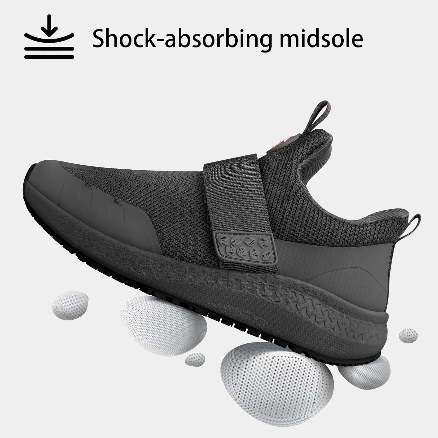Women's Non Slip Work Shoes Slip Resistant Waterproof Chef Shoe for Women Working in Kitchen Restaurant Food Service Slip-On Design Walking Sneakers Zapatos Trabajo