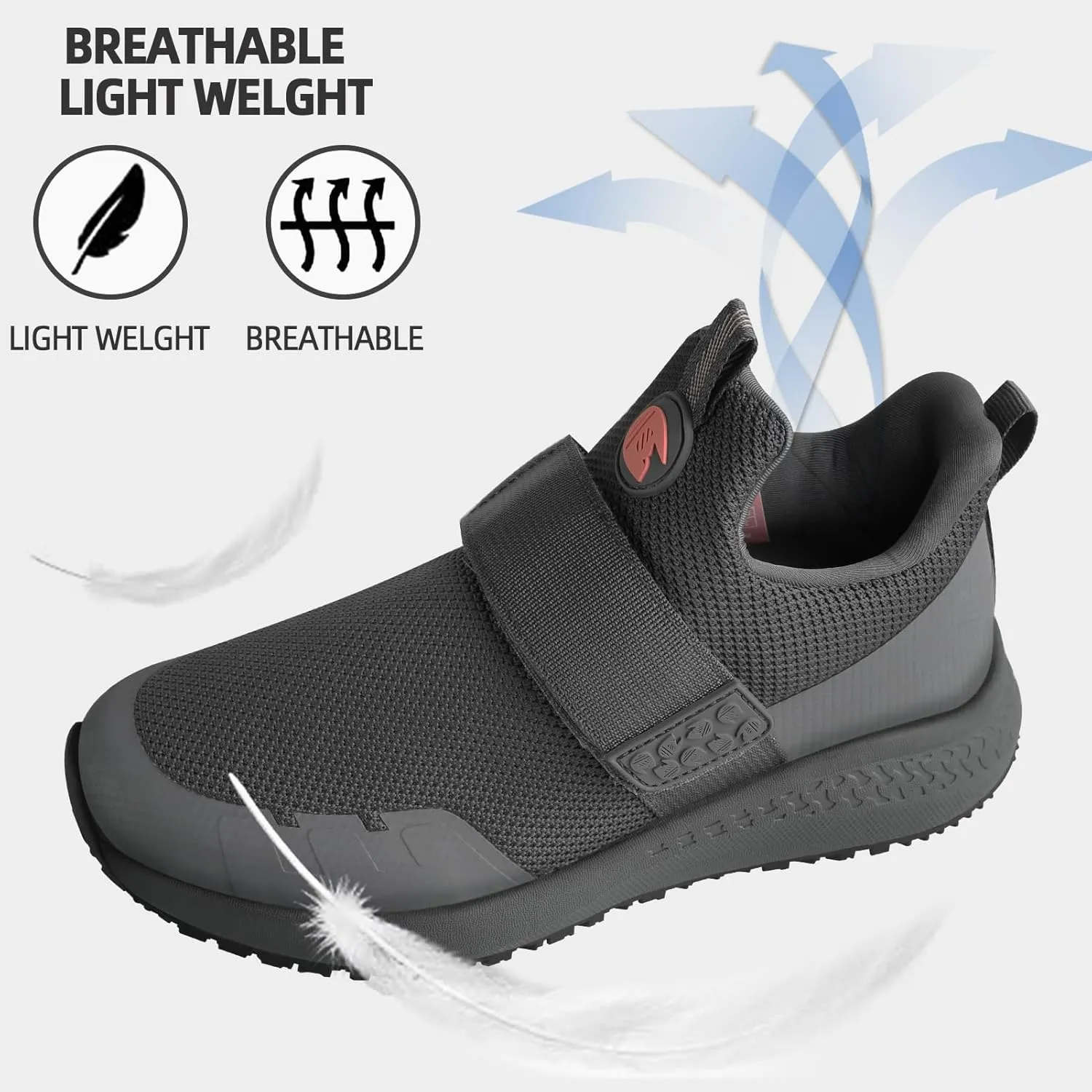 Women's Non Slip Work Shoes Slip Resistant Waterproof Chef Shoe for Women Working in Kitchen Restaurant Food Service Slip-On Design Walking Sneakers Zapatos Trabajo