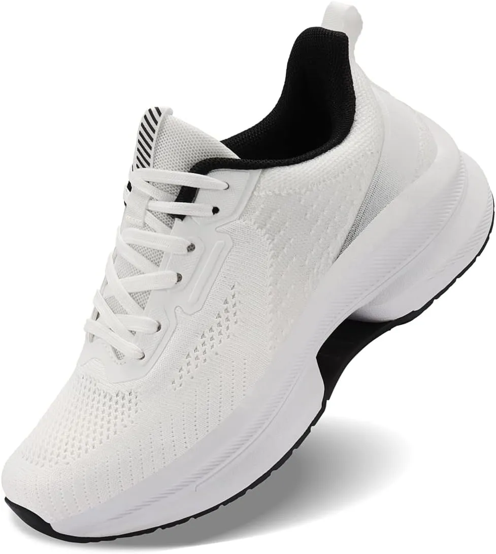 WONESION Women's Non Slip Walking Running Shoes Lightweight Athletic Tennis Sport Fashion Sneakers for Gym Work Nursing